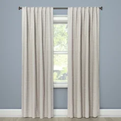 1pc Blackout Doral Window Curtain Panel Cream - Project 62™ -Project 62 Sales Store GUEST 271584f6 fc16 4422 a313 52e0eb6cd363