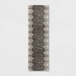 Graphic Steps Outdoor Rug Black - Project 62™ -Project 62 Sales Store GUEST 27a876f2 514c 4be4 9b19 f486251407a4