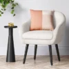 Harwell Modern Arm Barrel Chair With Wooden Legs Faux Shearling Cream - Project 62™ -Project 62 Sales Store GUEST 346c0590 0748 4875 b783 ff020890c4a1