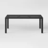 Henning 6 Person Rectangle Patio Dining Table, Outdoor Furniture - Black - Project 62™ -Project 62 Sales Store GUEST 3615a498 cffb 43de 9a0c bc57888e6539