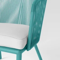 Fisher 3pc Deep Seating Patio Chat Set - Blue-Green - Project 62™ -Project 62 Sales Store GUEST 388f6558 b9e6 4c36 9bc3 205d88cca625