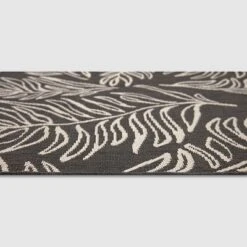 9' X 12' Leaves Outdoor Rug Black - Project 62™ -Project 62 Sales Store GUEST 4077f567 998f 4774 99da 2e86afea604e