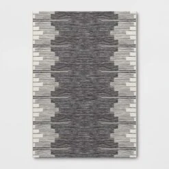 Graphic Steps Outdoor Rug Black - Project 62™ -Project 62 Sales Store GUEST 411f66c2 f5a4 4000 afbd f7bc554d218a
