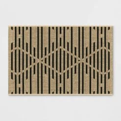 Grace Broken Geometrical Indoor/Outdoor Rug Black/Tan - Project 62™ 10 Grace Broken Geometrical Indoor/Outdoor Rug Black/Tan - Project 62™ -Project 62 Sales Store GUEST 50643c67 8a9b 46db bb60 ae9132521de1