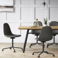 Copley Swivel Office Chair With Casters Dark Gray - Project 62â„¢