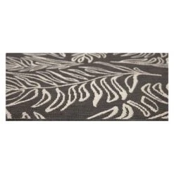 30" X 50" Leaves Outdoor Rug Black - Project 62™ -Project 62 Sales Store GUEST 7e86c422 93a9 47c8 a310 39d733907bcf