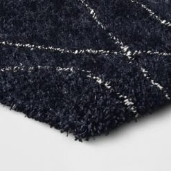 Diamond Patterned Shag Woven Rug - Project 62