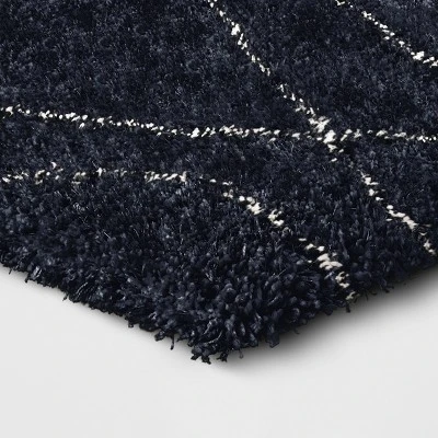 Diamond Patterned Shag Woven Rug - Project 62 3 Diamond Patterned Shag Woven Rug - Project 62