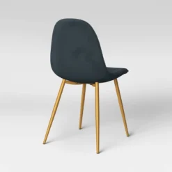 Copley Velvet Dining Chair With Brass Leg - Project 62 -Project 62 Sales Store GUEST 9271b96e ae80 4ce9 b906 99a8cf150540