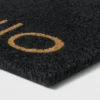 1'6"x2'6"/18"x30" Hello Doormat Black - Project 62™ -Project 62 Sales Store GUEST 949217df 1079 4897 898a f20189ef9522