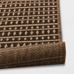 Shifted Geo Stripe Outdoor Rug Tan - Project 62™ -Project 62 Sales Store GUEST 99690496 8f04 4d9e bd7b 35fd62be79ae