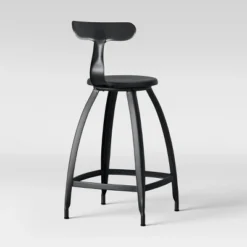 Seidler Architect Industrial Counter Height Barstool Black - Project 62™ -Project 62 Sales Store GUEST a0f73ba8 29e3 4808 b6fe 423659e57fc9