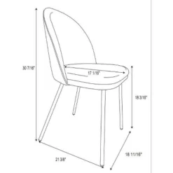 2pk Nils Metal Base Dining Chairs Gray Woven Fabric - Project 62™ -Project 62 Sales Store GUEST a204fcb5 801d 44cb b422 3e7fc314e3ea