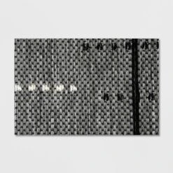 7' X 10' Linden Stripe Outdoor Rug Gray - Project 62™