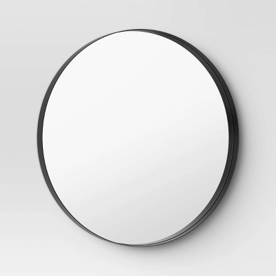 30" Flush Mount Round Decorative Wall Mirror - Project 62™ 4 30" Flush Mount Round Decorative Wall Mirror - Project 62™ - Image 2