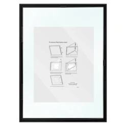15.5" X 11.5" Float Thin Metal Gallery Frame Black - Project 62™ -Project 62 Sales Store GUEST e2db8901 a83b 414f 962a b8031762eb82