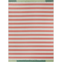 Preppy Stripes Outdoor Rug Coral - Project 62™ -Project 62 Sales Store GUEST e850929f b7d6 46e1 ac53 bf515ab16b0e